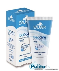 Sauber Deo Care Pelli Sensibili, krémový deodorant 35 ml
