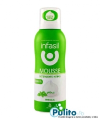 Infasil Mousse Fresca pH 4,5, intimní pěna 150 ml.