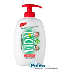 Vidal con Antibatterico, antibakteriální tekuté mýdlo na ruce a tělo 500 ml.