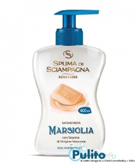 Spuma di Sciampagna Marsiglia tekuté mýdlo na ruce a obličej 400 ml.