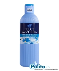 Felce Azzurra Muschio Bianco sprchový gel / koupelová pěna 650 ml