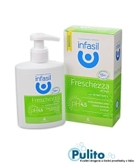 Infasil specialist intimo Freschezza Attiva, intimní gel s antibakteriálním složením 200 ml.