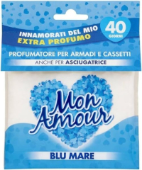 Mon Amour Blu Mare, parfémovaný sáček do skříní a šuplíků se svěží mořskou vůní