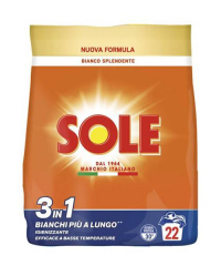 Sole Bianco Splendente prací prášek 1,1 kg, 22 pracích dávek