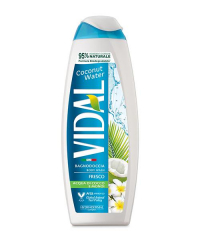 Vidal Coconut Water sprchový gel / koupelová pěna 500 ml