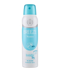 Breeze Invisible Neutro tělový deodorant ve spreji 150 ml.