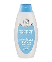 Breeze Freschezza Talcata, sprchový gel/koupelová pěna/šampon 400 ml.