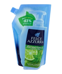 Felce Azzurra Antibatterico antibakteriální tekuté mýdlo náhradní náplň máta / limetka 500 ml