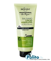 Biopoint Professional Liscio Assoluto, profesionální balzám pro dokonale rovné vlasy 350 ml.