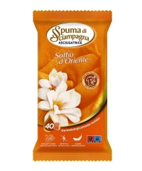 Spuma di Sciampagna Soffio d´Oriente vlhčené parfémované ubrousky do sušičky 40 ks
