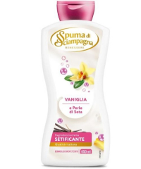 Spuma di Sciampagna sprchový gel Hedvábné perly a Vanilka pro hebkou pokožku  650 ml