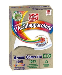 Grey L´Acchiappacolore Azione Completa Eco, ubrousky proti zabarvení prádla 16 ks.