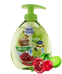 Fresh & Clean Gel di Frutta Melograno e Lime ovocné gelové mýdlo granátové jablko / limetka 300 ml.