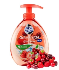 Fresh & Clean Gel di Frutta Fragola e Ciliegia ovocné gelové mýdlo jahoda / třešeň 300 ml.