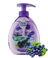 Fresh & Clean Gel di Frutta Mora e Mirtillo ovocné gelové mýdlo ostružina / borůvka 300 ml.