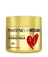 Pantene Pro-V x Moschino Maschera Cheratina Lisci Effetto Seta maska pro dokonale rovné vlasy s keratinem 300ml.