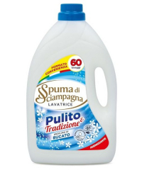 Spuma di Sciampagna Pulito e Tradizione Marsiglia prací gel 3000 ml, 60 pracích dávek