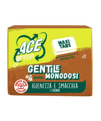 Ace Green Gentile Monodosi, přídavné hygienizační tablety na praní prádla 18 ks