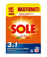 Sole Bianco Splendente prací prášek 5,75 kg, 115 pracích dávek
