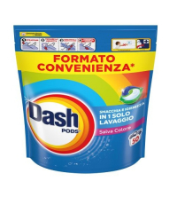 Dash All in 1 PODS gelové kapsle Salva Colore na barevné prádlo 50 ks
