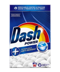 Dash Power Tecnologia Anti-Residui prací prášek 4,3 kg, 86 pracích dávek