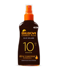 Bilboa Carrot Plus Olio Solare SPF 10 opalovací olej 200 ml