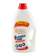 Spuma di Sciampagna Biancopuro Igienizzante, přídavný bělící a hygienizační prací gel s aktivním kyslíkem 2300 ml