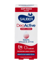 Sauber Deo Active Sport & Stress, krémový deodorant 35 ml