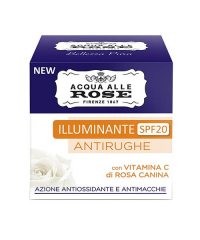 Acqua alle Rose Illuminante Antirughe rozjasňující pleťový krém proti vráskám s SPF20 faktorem 50 ml
