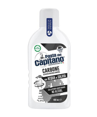 Pasta del Capitano Carbone, ústní voda s aktivním uhlím a šalvějí 400 ml