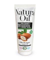 Natura Oil® Olio di Argan 2v1 balzám a maska na křehké a lámavé vlasy 200 ml