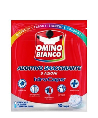 Omino Bianco Idro Caps Additivo Smacchiante odstraňovač skvrn v tabletách 10 ks