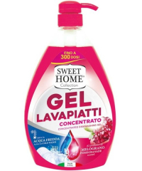 Sweet Home Piatti Gel Melograno hustý přípravek na nádobí s intenzivní vůní granátové jablko  1 l