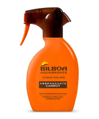 Bilboa Aquabronze Carrot, osvěžující opalovací voda bez ochranného faktoru 250 ml