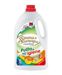 Spuma di Sciampagna Pulito e Igiene Igienizzante, prací gel 1620 ml, 36 pracích dávek