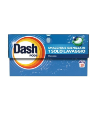 Dash All in 1 PODS Classico gelové kapsle na bílé a světlé prádlo, 30 pracích dávek
