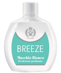 Breeze Squeeze Muschio Bianco, parfémový deodorant 100 ml.