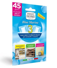 Sweet Home Blue Marine vonné sáčky do skříní a zásuvek 3 ks