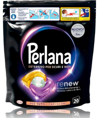 Perlana Renew prací kapsle na tmavé a černé prádlo, 20 ks