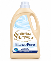 Spuma di Sciampagna Bianco Puro –  koncentrovaný  prací gel proti šednutí, účinný i při nízkých teplotách 1710 ml, 48 PD