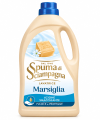 Spuma di Sciampagna Marsiglia – prací gel s vůní marseilského mýdla - účinný na skvrny, čistí a chrání 1710 ml, 38 PD