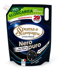 Spuma di Sciampagna Nero Puro, prací gel na černé prádlo 1305 ml, 29 pracích dávek