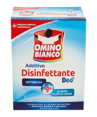 Omino Bianco Additivo Disinfettante Deo+, přídavný antibakteriální a dezinfekční prášek 450 g