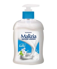 Malizia Crema di Latte, tekuté mýdlo s mléčnými proteiny 300 ml