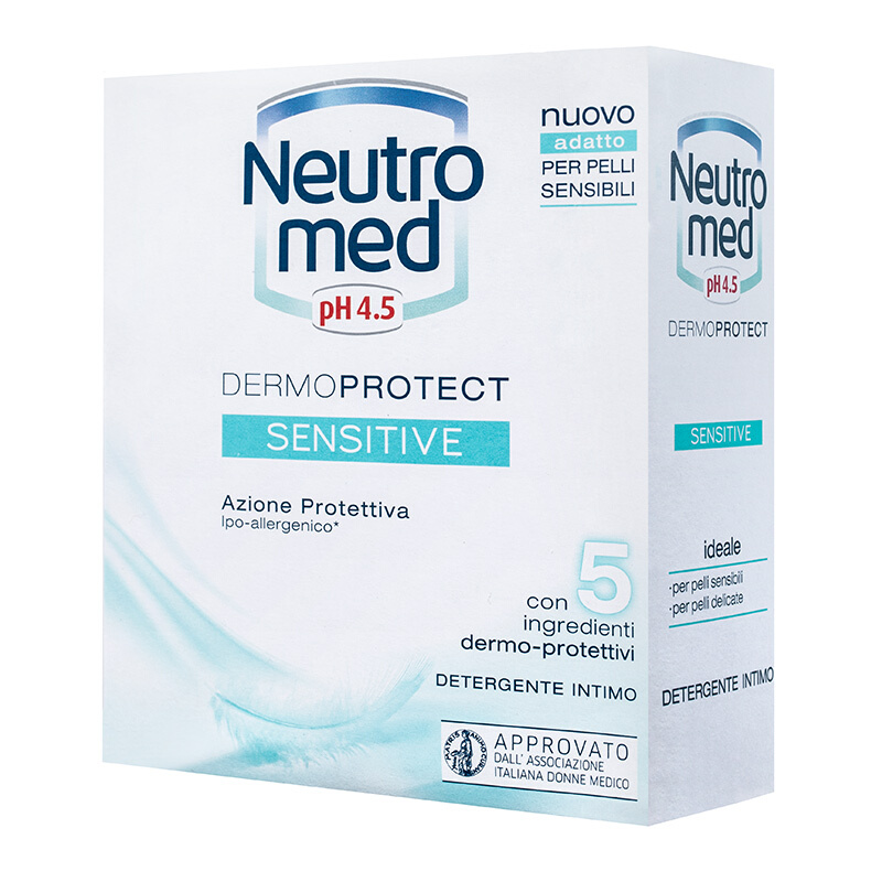 Neutromed pH 4,5 Sensitive, intimní mýdlo pro velmi cilivou pokožku 200 ml.