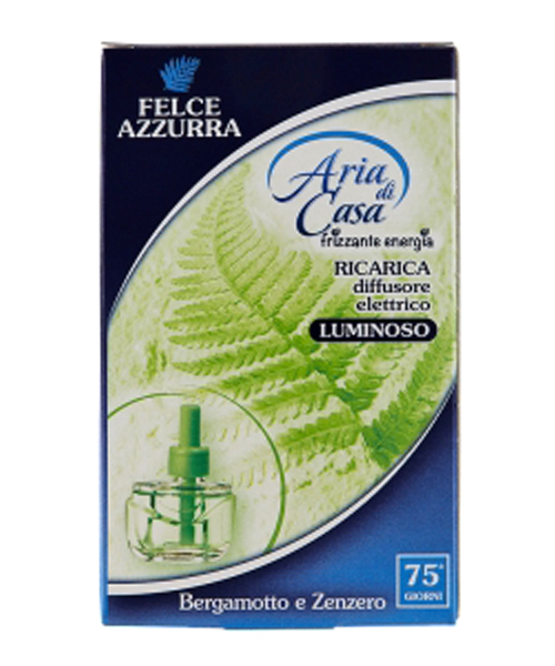 Felce Azzurra Aria di Casa náhradní náplň Bergamotto e Zenzero, bytový parfém 20 ml.