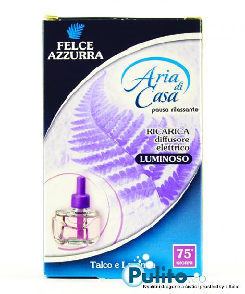 Felce Azzurra Aria di Casa náhradní náplň Talco e Lavanda, bytový parfém 20 ml.
