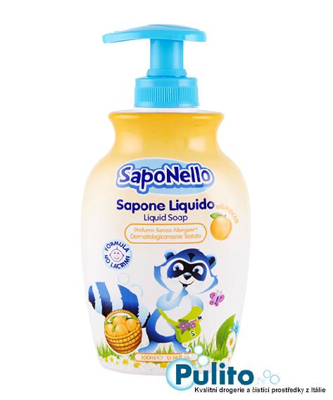SapoNello Albicocca tekuté dětské mýdlo 300 ml