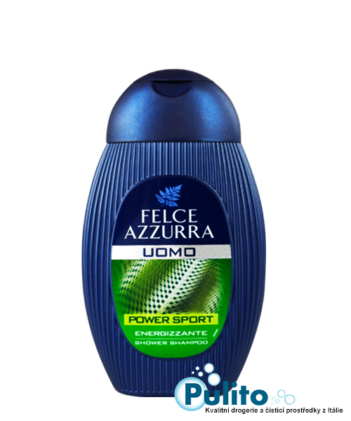 Felce Azzurra Uomo Power Sport pánský sprchový gel/vlasový šampón 250 ml