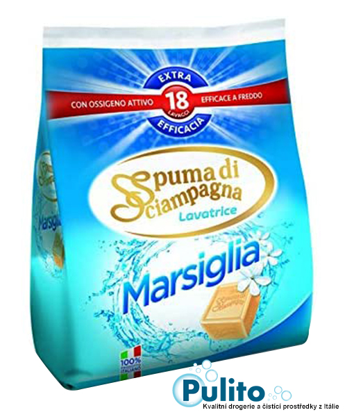Spuma di Sciampagna Marsiglia prací prášek 1,080 kg., 18 PD